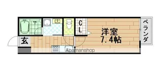 CASA COZY 山根町【1階】の間取り
