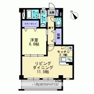 フォブール寺川【3階】の間取り