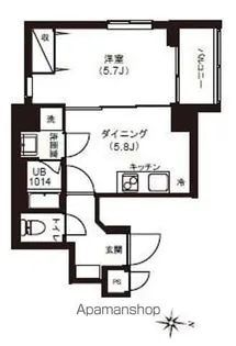 レピュア両国レジデンス【1階】の間取り