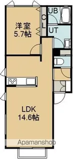 メゾンSAM’S【2階】の間取り