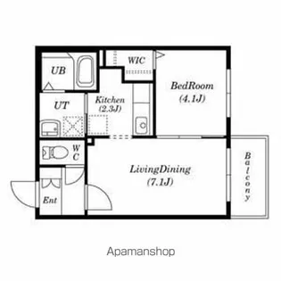 ヴィレッジ医大前【306号室号室】の間取り