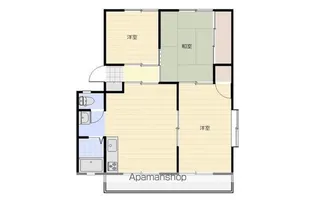 サンメルパ大塚E棟【1階】の間取り