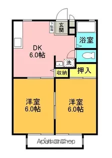 さくらハイツB棟【103号室】の間取り