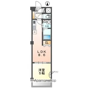 ユニオネスト我孫子【2階】の間取り