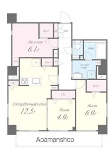 GARDEN COURT A 高島平【1階】の間取り