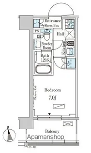 パークアクシス柏【13階】の間取り