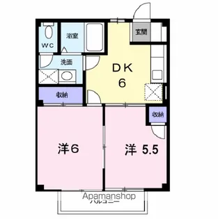 SEVENTYSEVEN FⅡ【1階】の間取り