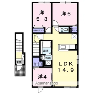スペランツァ【2階】の間取り