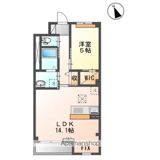 ミルト【1階】の間取り