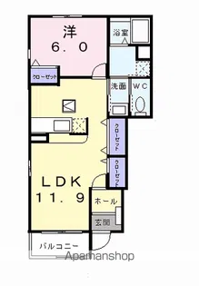 パーシモンⅡ【1階】の間取り