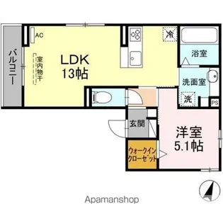 ハレレア【3階】の間取り