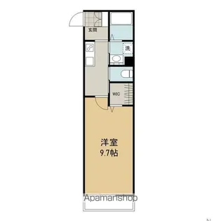 GAKU−SITE【202号室】の間取り