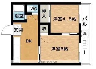 リーブルさかえ【1階】の間取り