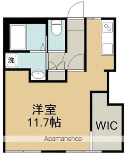 コーポ華【1階】の間取り