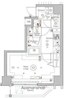 ジェノヴィア新御徒町スカイガーデン【9階】の間取り