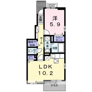 ラグランジュ【1階】の間取り