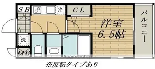 エスリード新北野アーデル【4階】の間取り