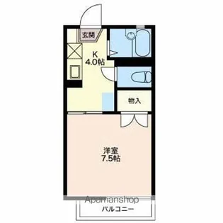 長野県長野市平林1丁目【アパート】の間取り