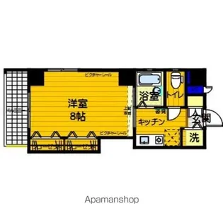 ノーブル大濠南【3階】の間取り