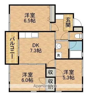 本郷パークⅠ【202号室】の間取り