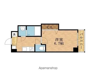 ラグゼ都島北Ⅰ【1005号室】の間取り