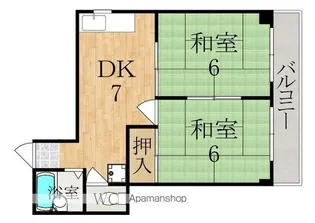ハイツヨネダ【3階】の間取り