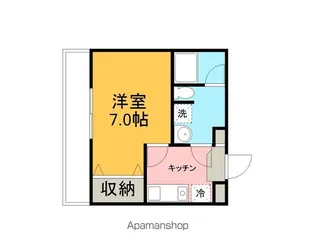 チェリーパイⅢ【103号室】の間取り