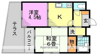 エスカイア新高円寺【1階】の間取り