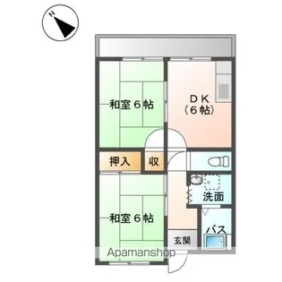 メゾン長縄【2階】の間取り