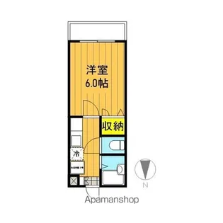 タウンズ香久池【203号室】の間取り