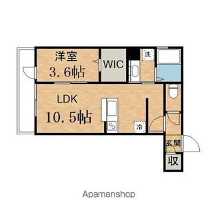 ルチェソラーレ【2階】の間取り