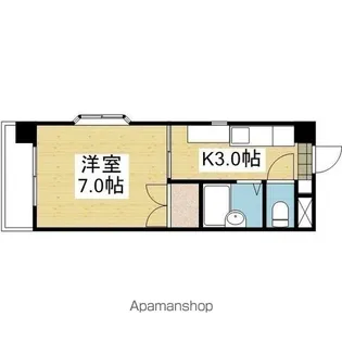 レジデンスヨコオ【4階】の間取り