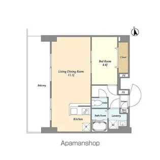 アルファコート西新井【7階】の間取り