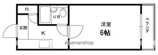 サンモリッツ夙川【1階】の間取り