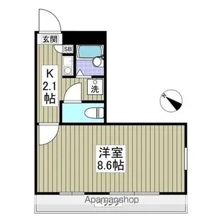 ヴィラージュS【2階】の間取り