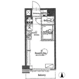 カスタリア船橋【7階】の間取り