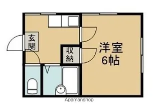 レオハイツ八乙女【208号室】の間取り