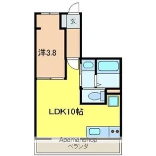 松戸レジデンス【1階】の間取り
