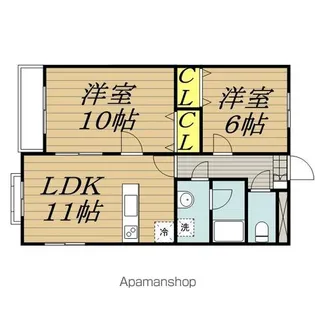 ミレニアムコート【301号室】の間取り