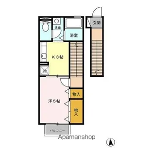 セフィーラ大南【2階】の間取り