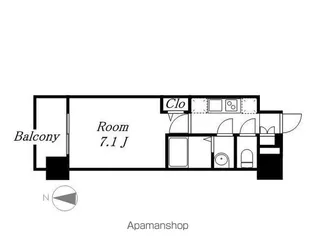 メイクスデザイン鶴舞【6階】の間取り