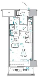 セジョリ横浜WESTⅡ【2階】の間取り