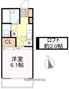 メゾン・ド・マロン【1階】の間取り