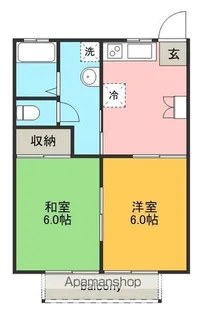 ハーモニーハウス【1階】の間取り