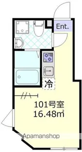 カーサ・アウローラ蓮根【1階】の間取り