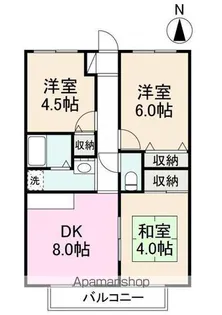 フォブールタイセイ【101号室】の間取り