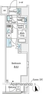 グランジット大手町【6階】の間取り