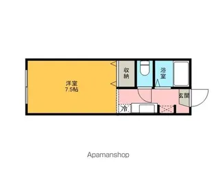 セジュールベガ【206号室】の間取り