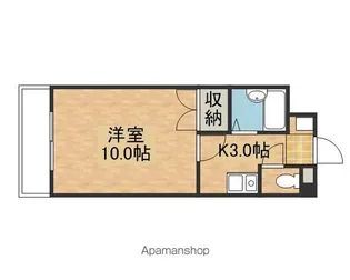 ハマダ矢野ビル【3階】の間取り
