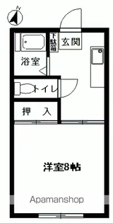 千代ハイツ【205号室】の間取り